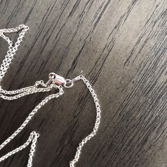 Baltic amber and sterling silver necklace - Picture 4 of 4